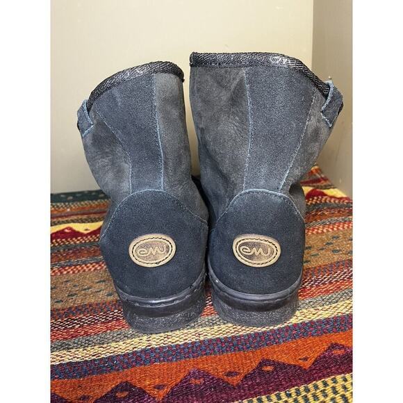 Mens EMU Australia black sheepskin boots Mens Size 11/Women’s 12 - Picture 4 of 9